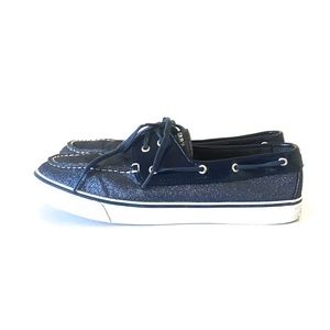Sperry Top Sider Glitter Slip-on Boat Shoe